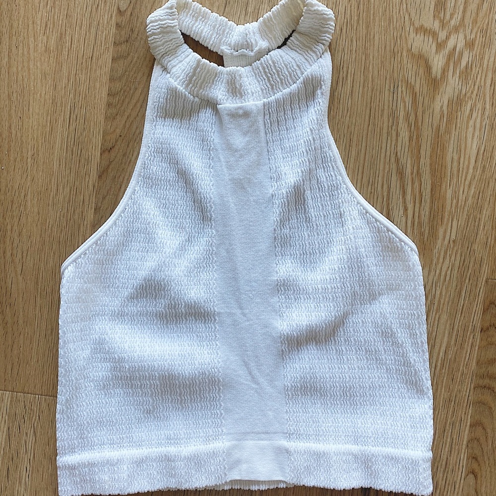 Free people halter crop